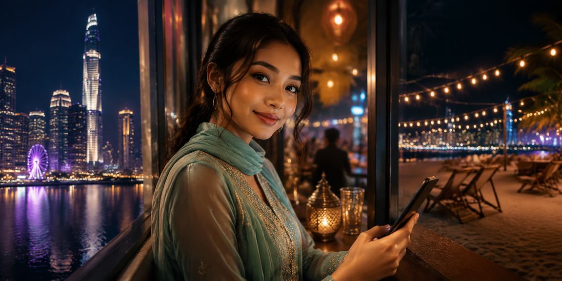 Pengguna Kuala Lumpur menggunakan platform kasino mudah alih xm6 semasa perayaan Hari Raya